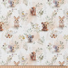 Printed Cotton ZAMOURS White / Natural